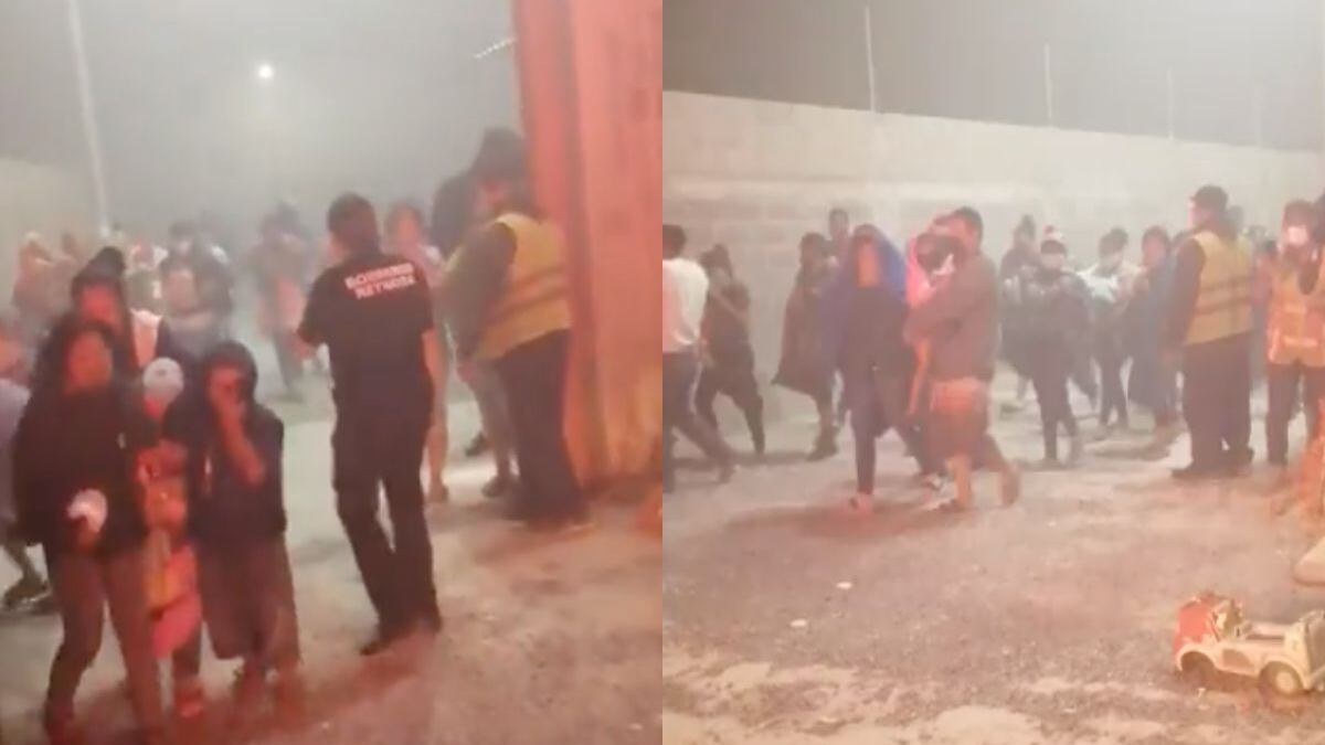 Migrantes intoxicados tras incendio de basurero.