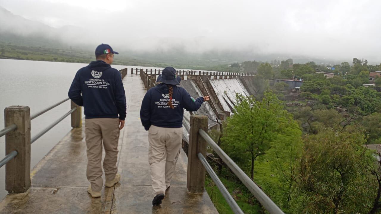 Protección Civil realiza recorridos preventivos.