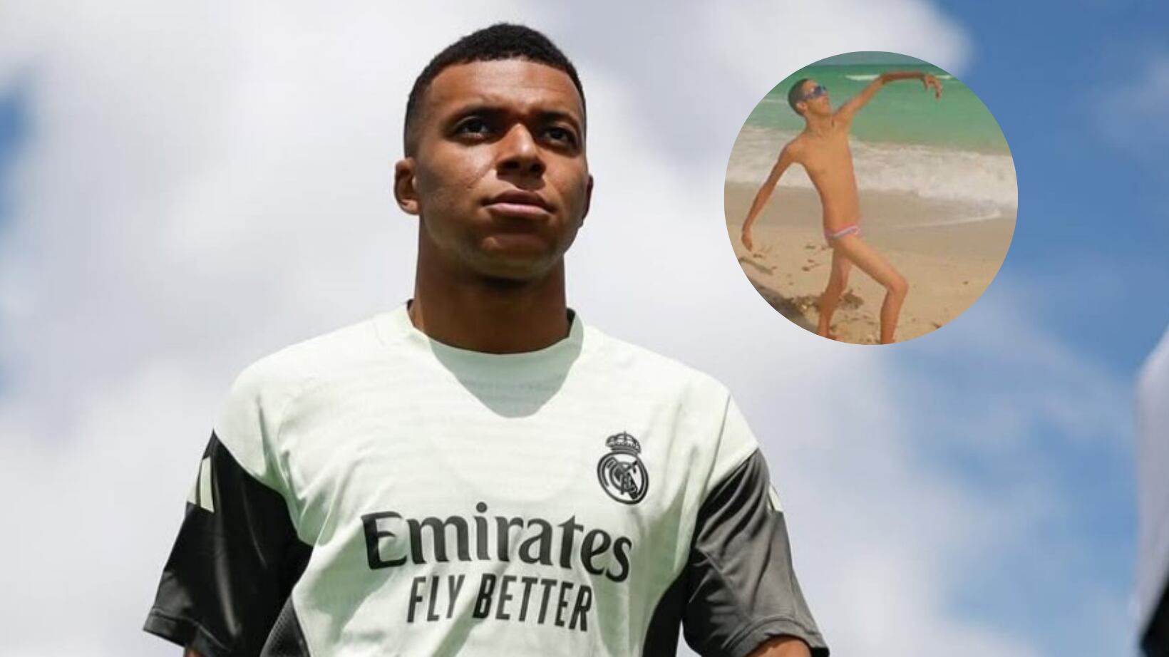 Mbappé fue blanco de burlas por su cambio físico.
