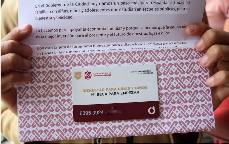 Tarjeta Mi Beca para Empezar