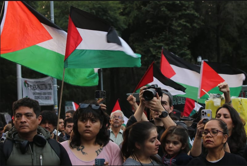 CDMX Marcha apoyo Palestina