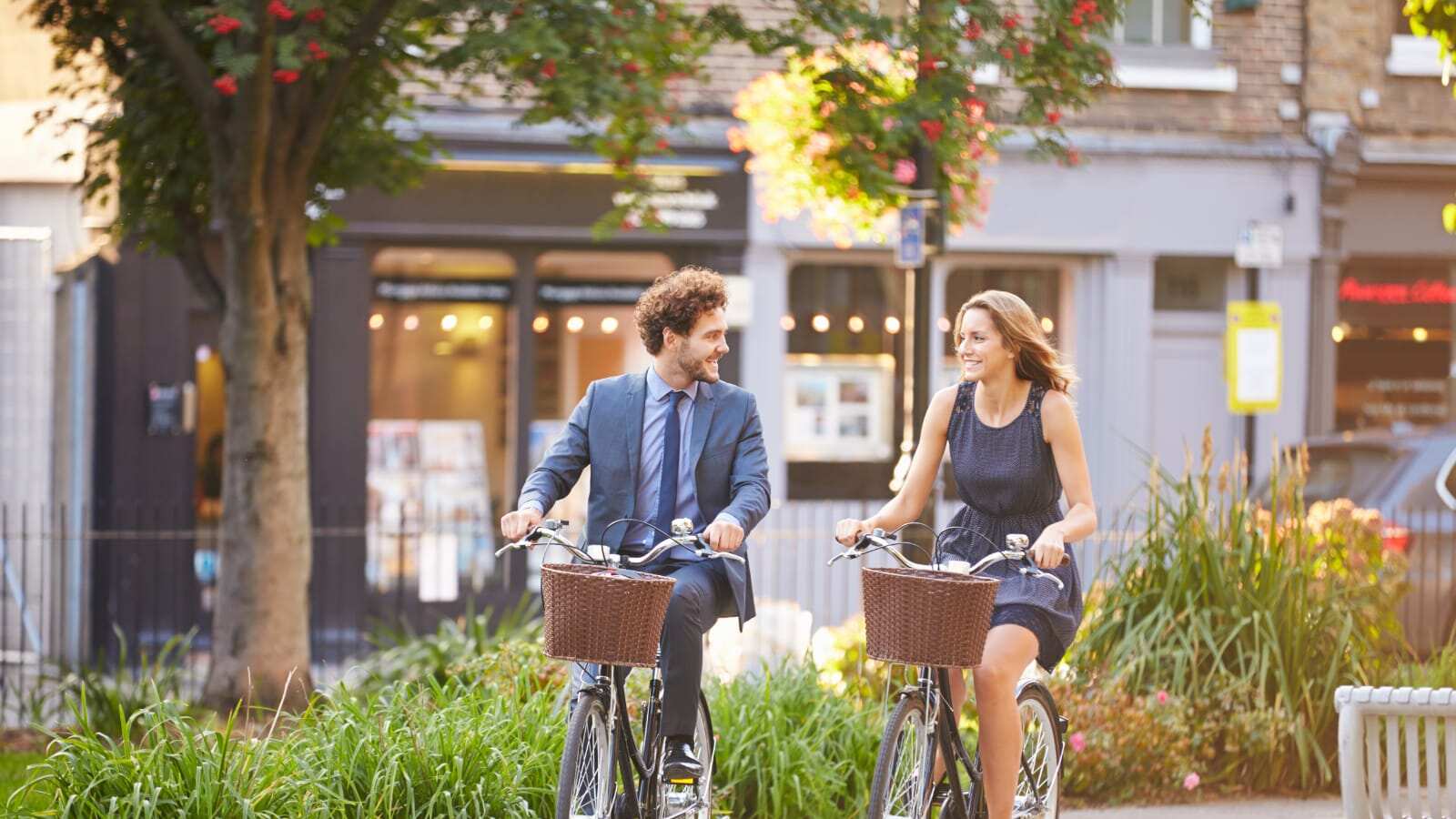 El uso de biciclieta para moverse por la ciudad es muy popular en Europa.