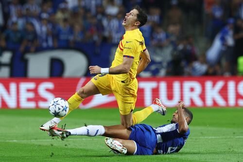 Robert Lewandowski en riesgo de perderse el clásico Barcelona vs. Real Madrid