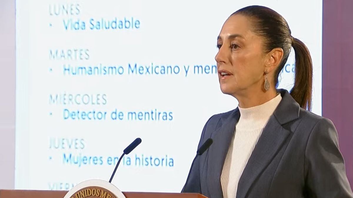 Secciones de la mañanera de Sheinbaum: ¿Regresará Ana Elizabeth García Vilchis con el “Detector de Mentiras”?