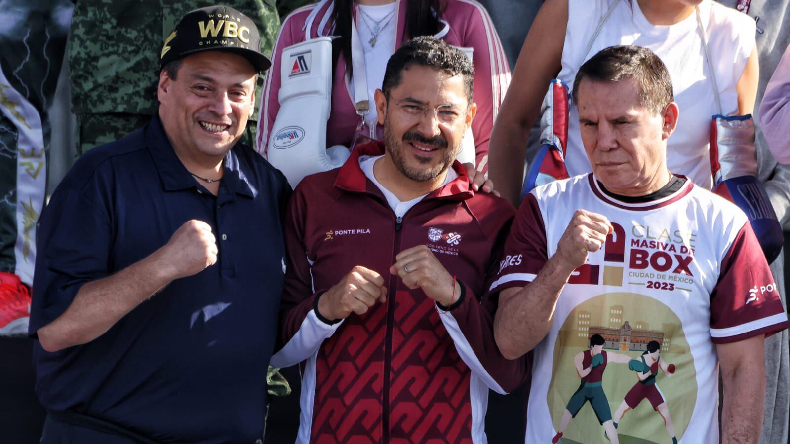 Martí Batres, jefe de Gobierno de la CDMX encabeza la clase masiva de box 2023.