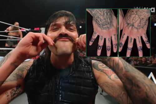 Dominik Mysterio rinde homenaje tras tatuarse a leyendas de la Lucha Libre mexicana