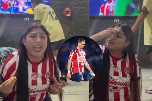 Aficionada de Chivas pierde el control e insulta a Chicharito por errar penal: “Mugre pelón”
