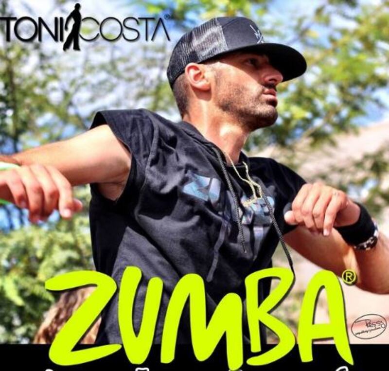 Toni Costa costo de las clases de zumba