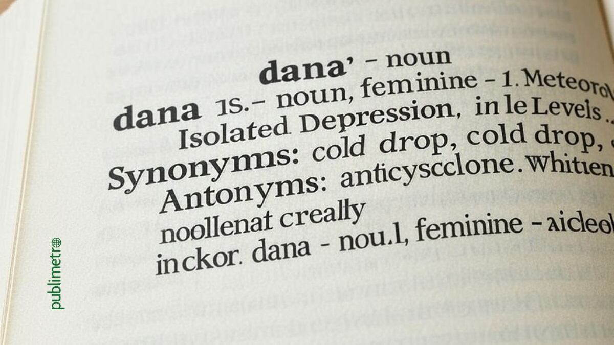 Dana, la palabra del año 2024: ¿Qué significa y por qué la eligió la RAE?