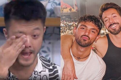 Captan a Roger González y Joaquín Bondoni juntos en concierto de Justin Timberlake; ¿son novios?