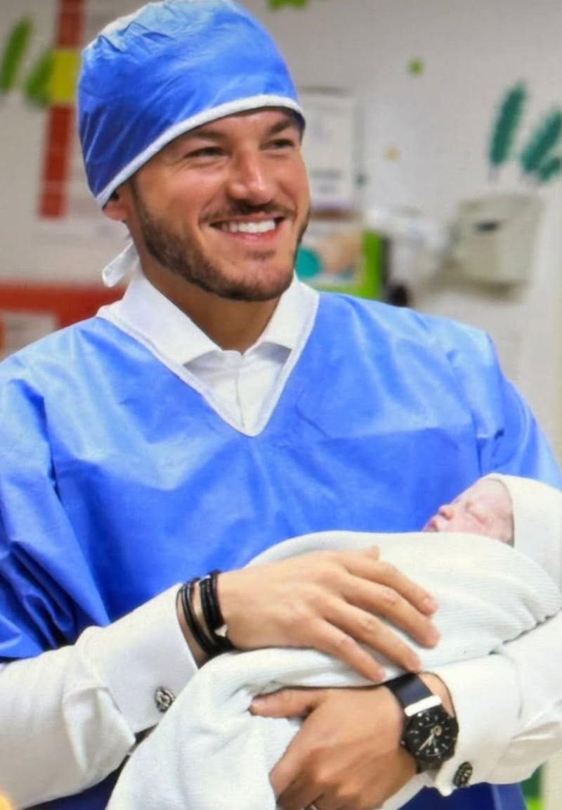 Samuel García no podía ocultar su felicidad.