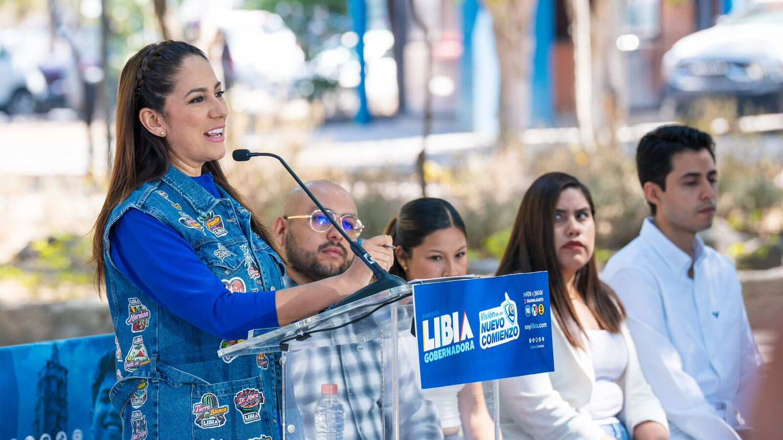 Libia García presenta su plan de atención a las juventudes.