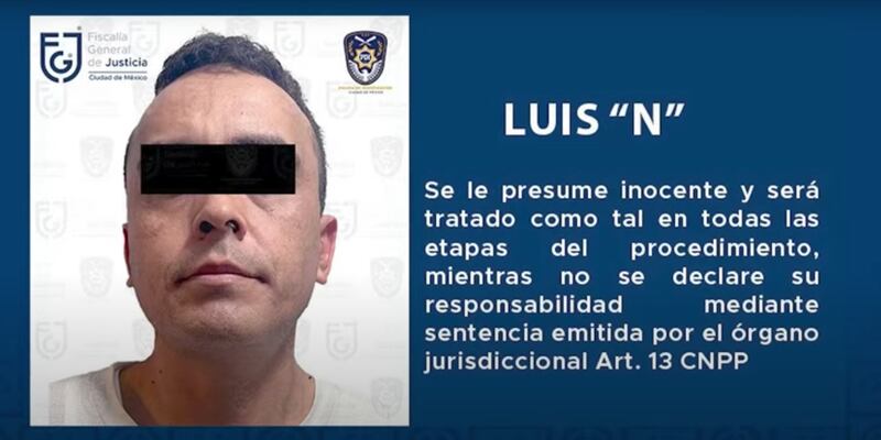 Luis Alberto "N" alias el "Tío Beto" fue detenido en un cateo por la FGJCDMX