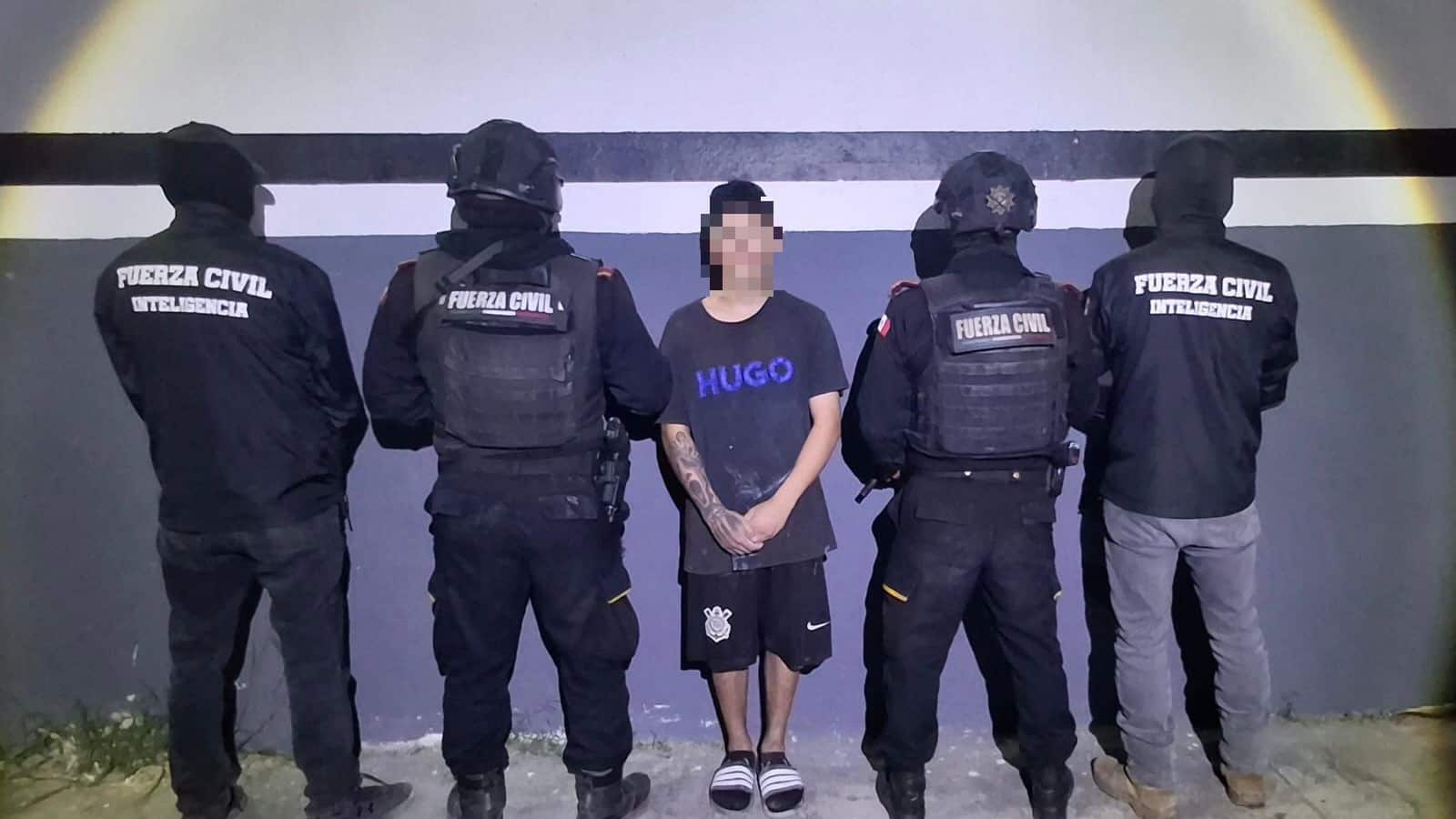 Fue detenido en las calles del municipio de Escobedo