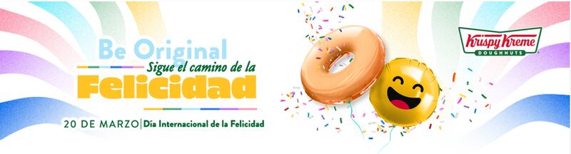 Krispy Kreme celebra la felicidad con media docena de donas a solo 20 pesos
