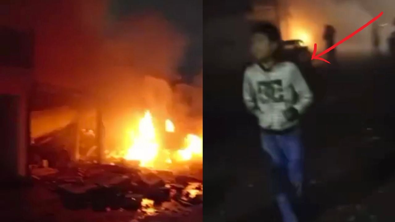 Pirotecnia en Pesquería, Nuevo León