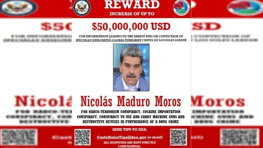 Nicolás Maduro recompensa