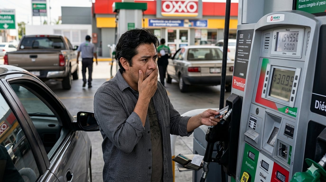 Gasolina rompe 30 pesos y el diésel no baja como prometieron