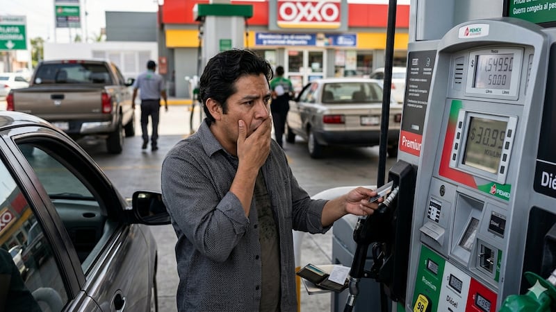 Gasolina rompe 30 pesos y el diésel no baja como prometieron