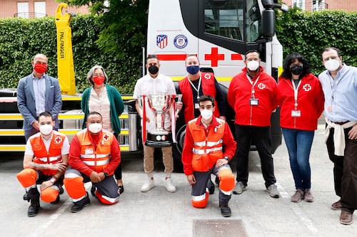 Atlético de Madrid ofrece su título a los héroes de la pandemia