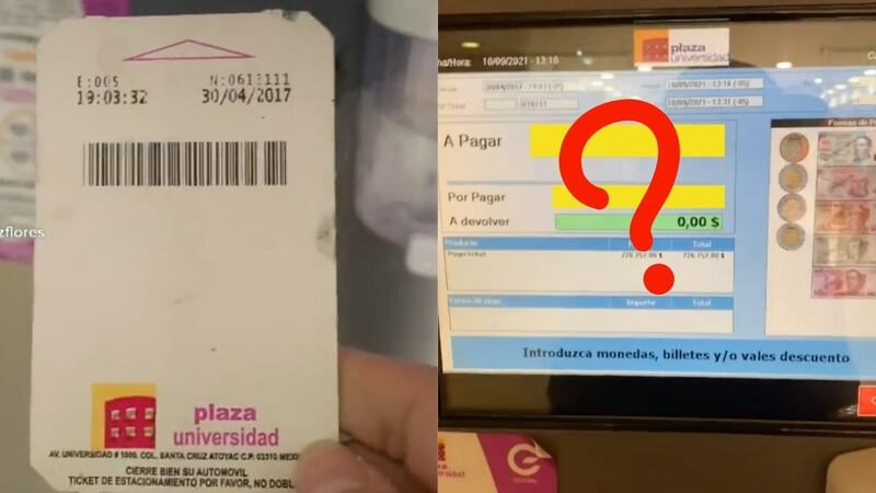 El ticket tiene la fecha del 30 de abril