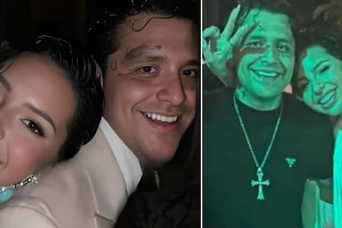 El emotivo momento en el que Nodal y Ángela cantaron en su boda