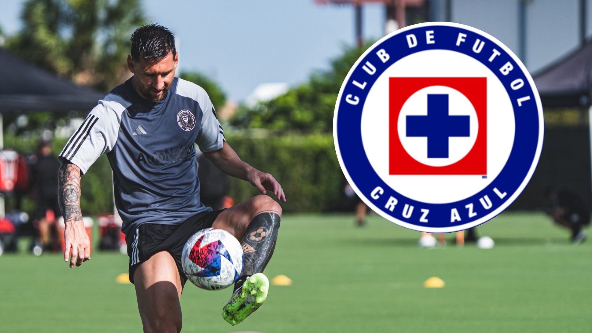 Lionel Messi debut ante Cruz Azul