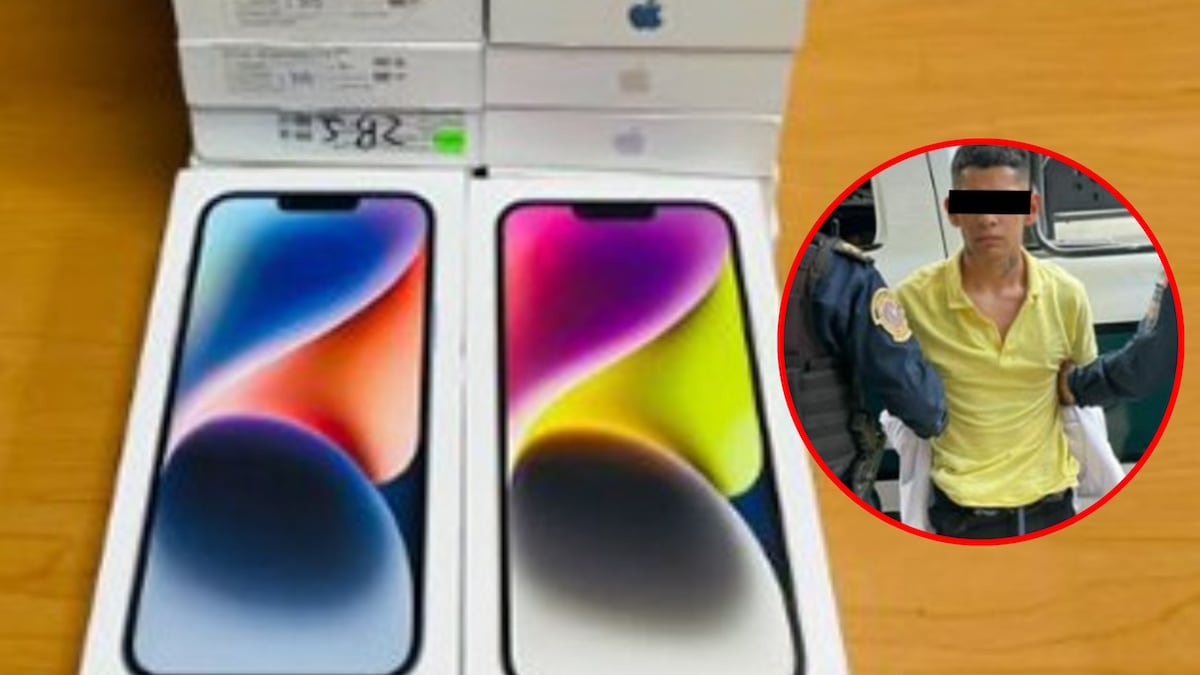 Los artículos tecnológicos tenían un valor de ocho millones de pesos. (Especial)