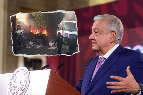 AMLO rinde homenaje al piloto del helicóptero que se estrelló en CDMX