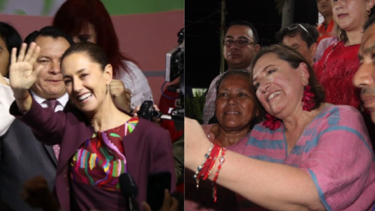Claudia Sheinbaum y Xóchitl Gálvez arrancan precampañas en Veracruz y Guerrero, respectivamente (Publimetro, Nicolás Corte / X, @XochitlGalvez)