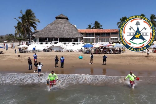 PC Jalisco refuerza vigilancia en playas durante Semana Santa y advierte a bañistas sobre riesgos