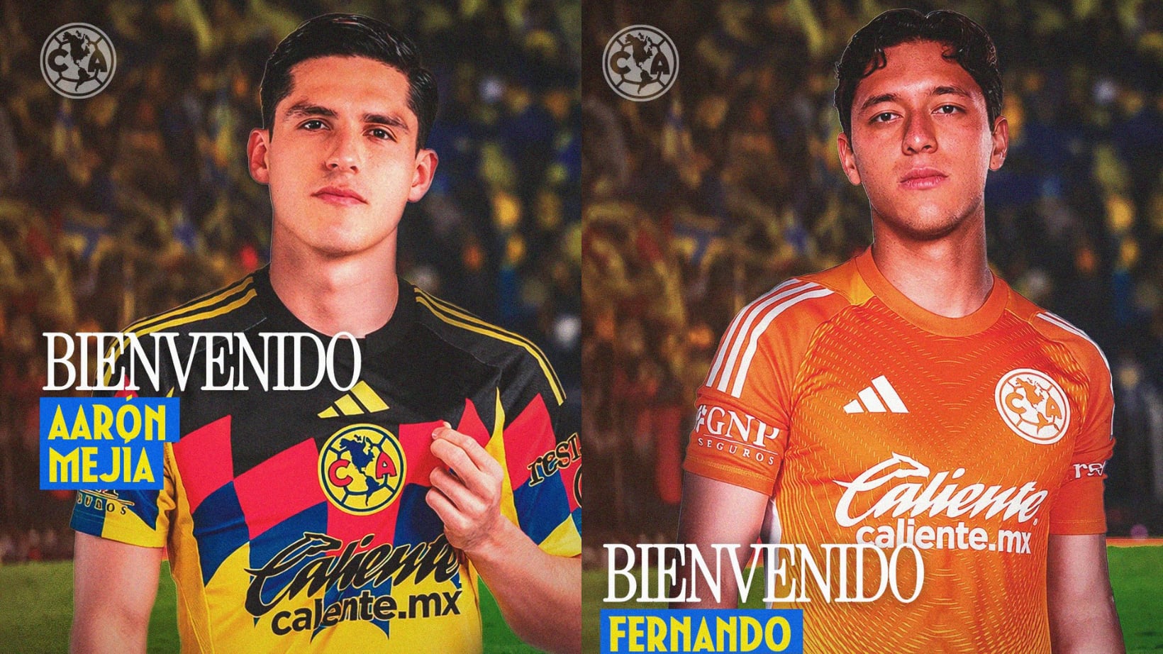 Aaron Mejía y Fernando Tapia reforzarán al América por un año.