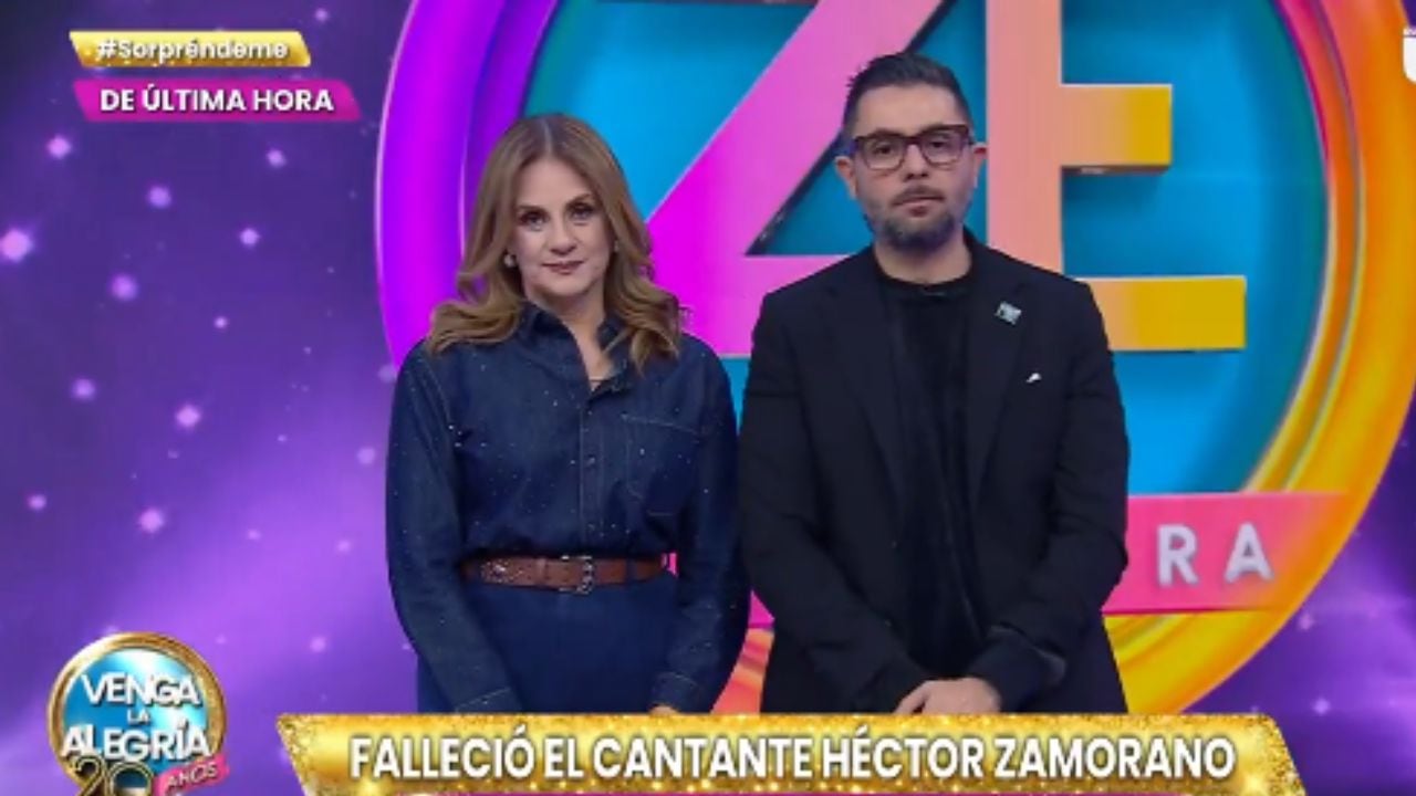 El programa de televisión anunció la muerte de Héctor Zamorano