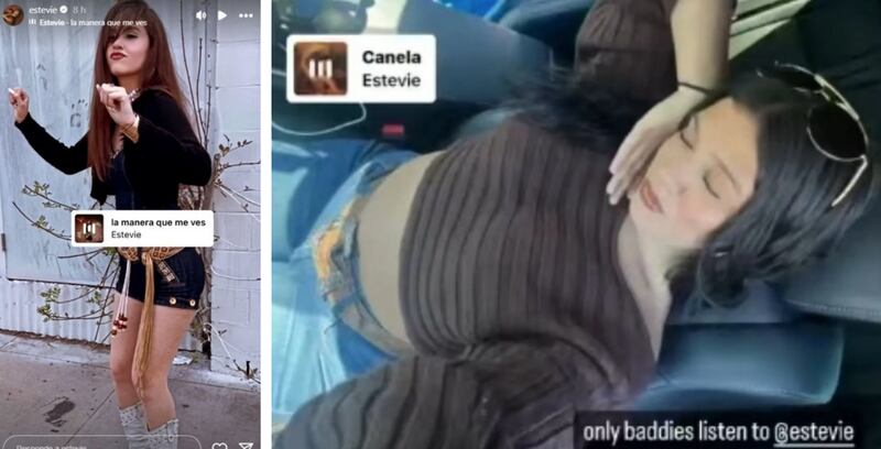 Las publicaciones de Estevie que desataron una ola de especulaciones