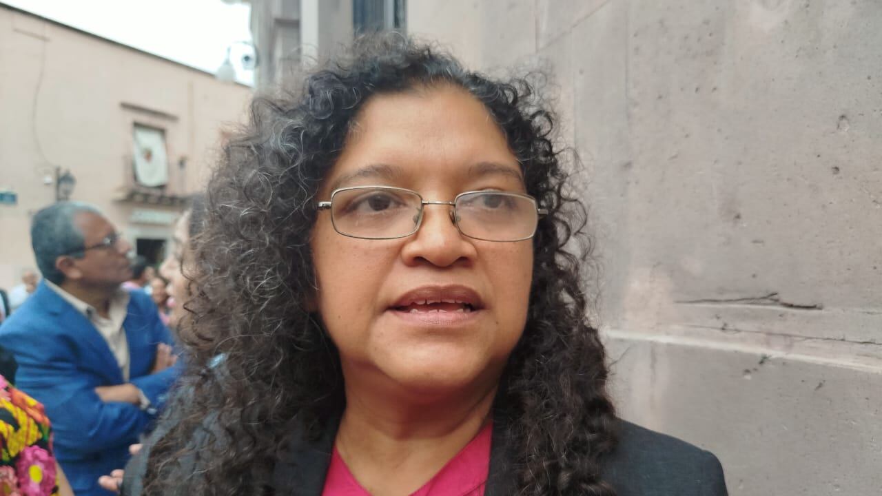 La presidenta del comité ejecutivo estatal, Rufina Benítez Estrada.