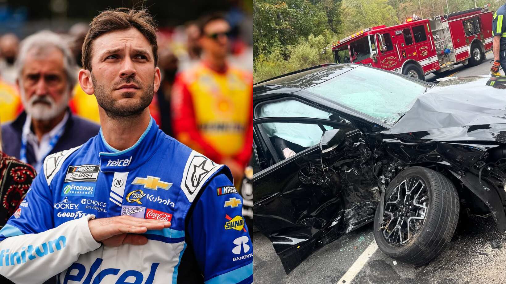 Familia de Daniel Suárez sufrió un accidente.
