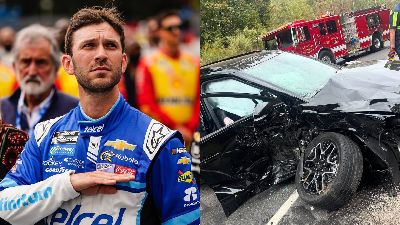 Familia de Daniel Suárez sufrió un accidente.