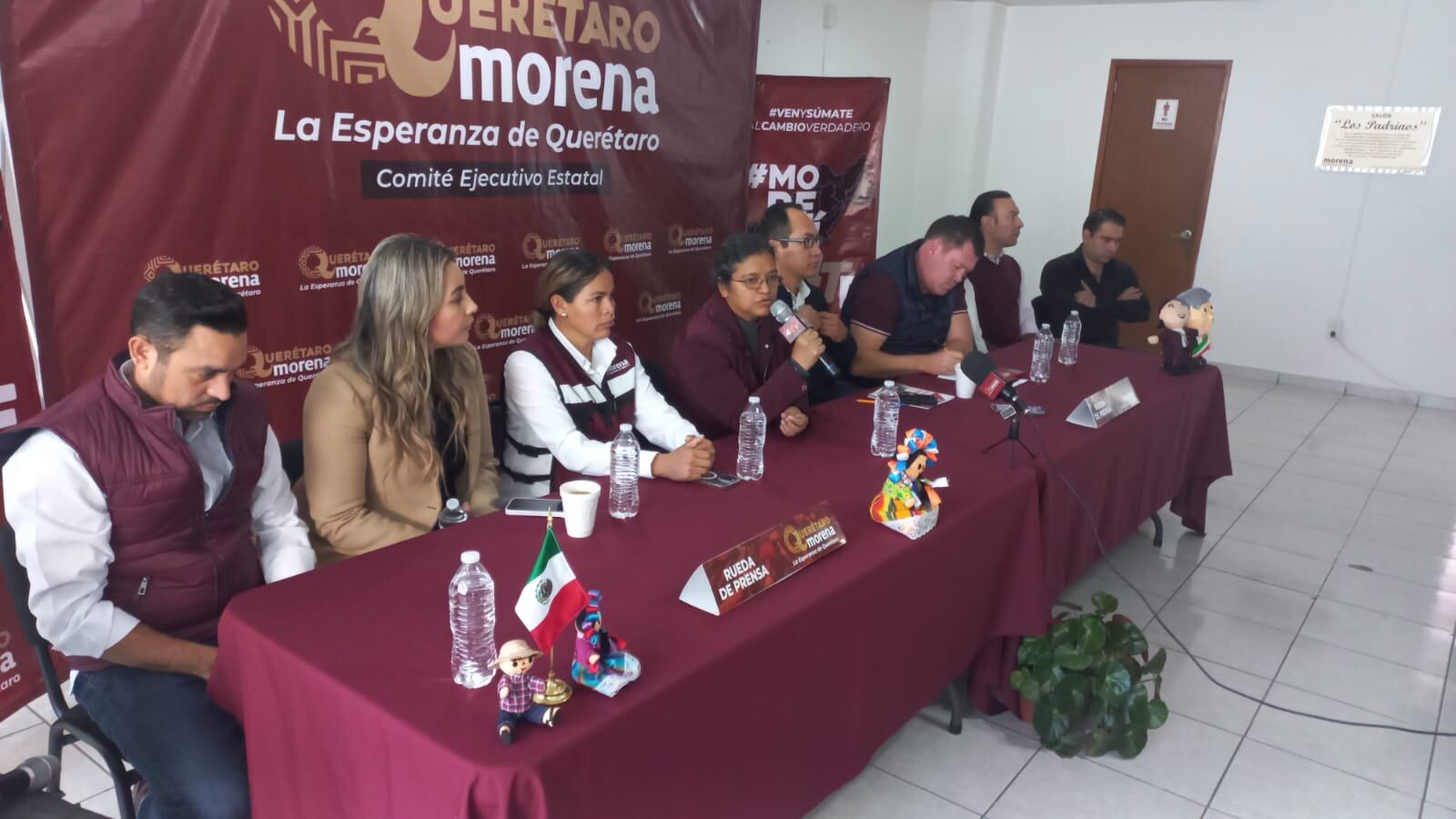 Rueda de prensa Morena Querétaro.