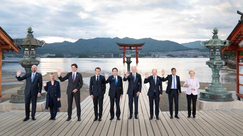Líderes del G7 se reunieron en Itsukushima, Hiroshima