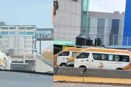 Transportistas paralizan la México-Puebla con bloqueos cerca del Metro Santa Martha