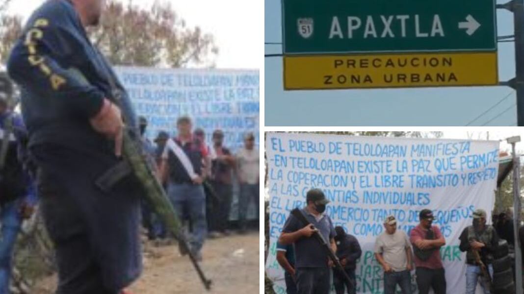 Habitantes de Teloloapan temen enfrentamientos entre Los Tlacos y las autodefensas.