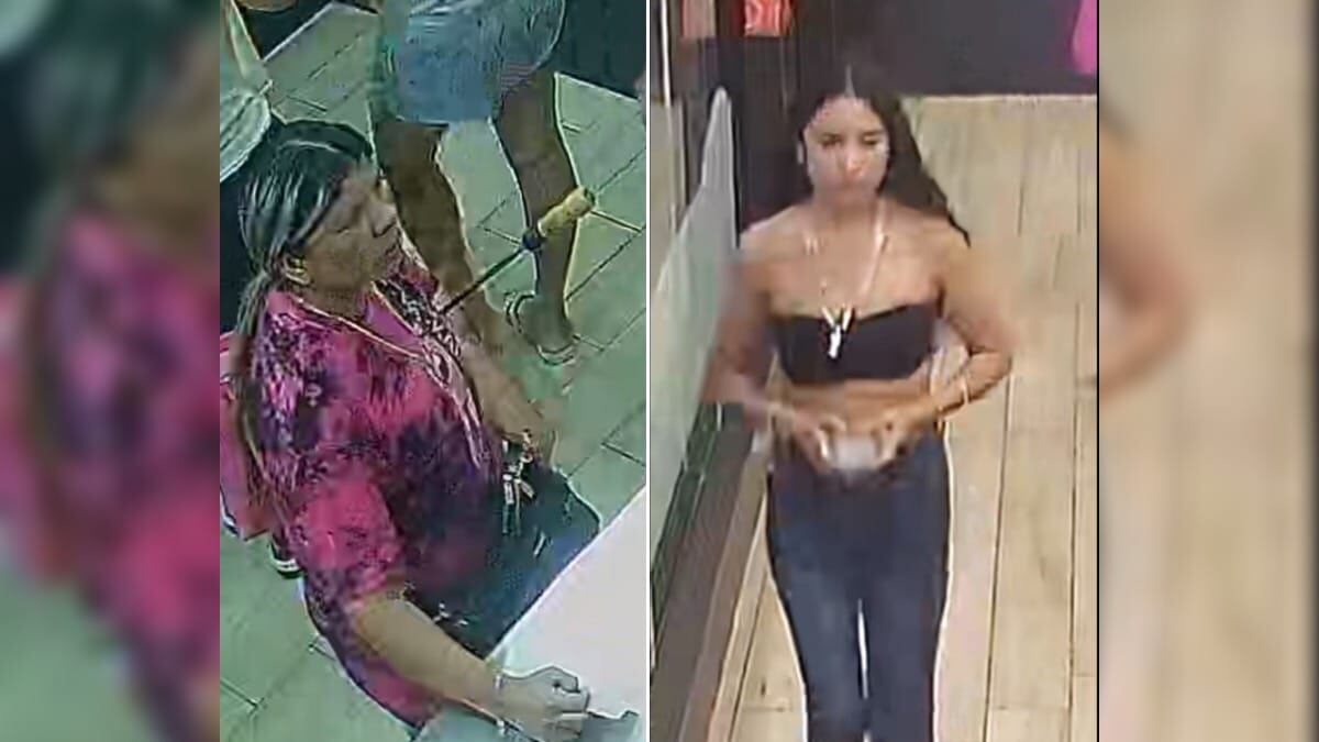 Karla “N”, de 38 años y Yaretzi “N”, de 18 fueron aprehendidas junto con otra persona.