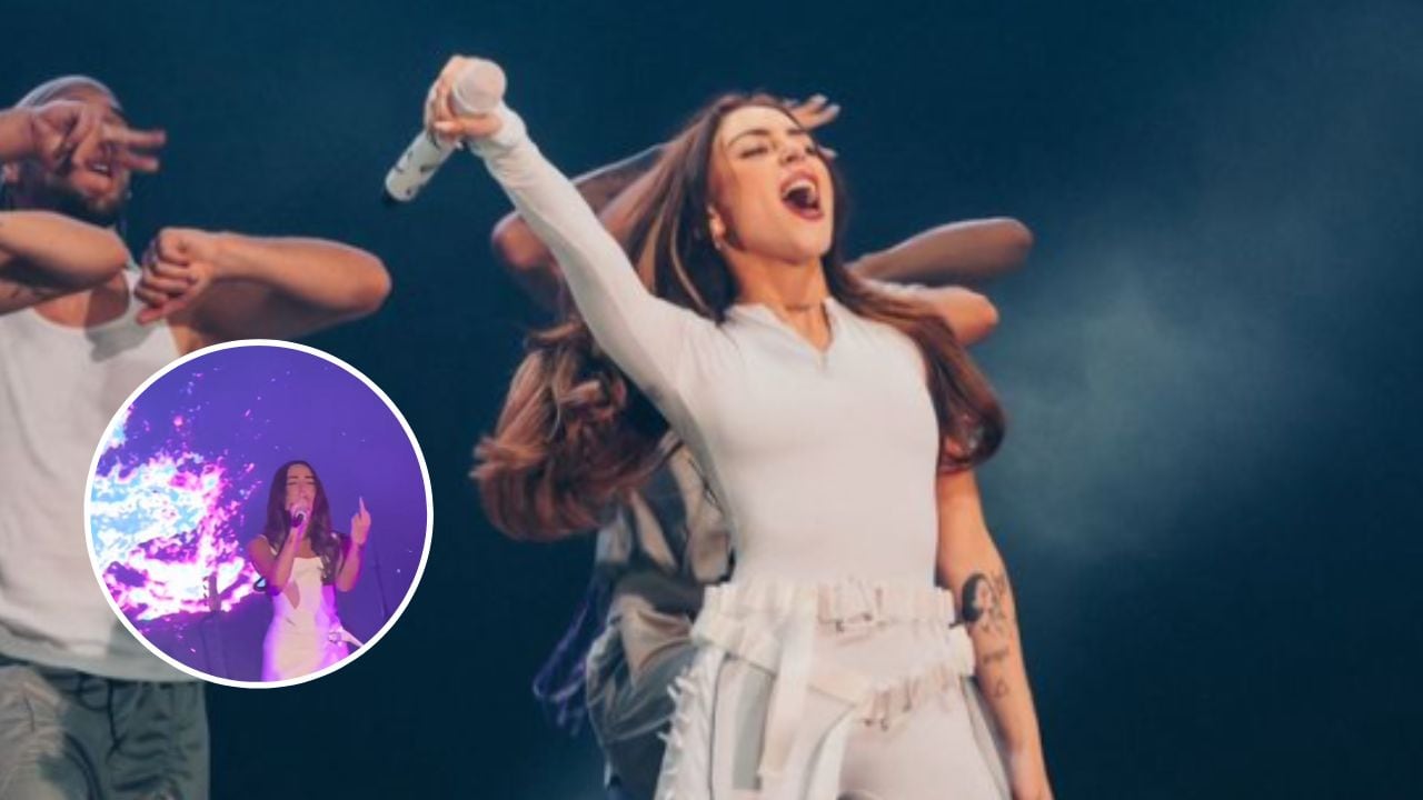 Nicki Nicole dedica indirectas para Peso Pluma en pleno concierto