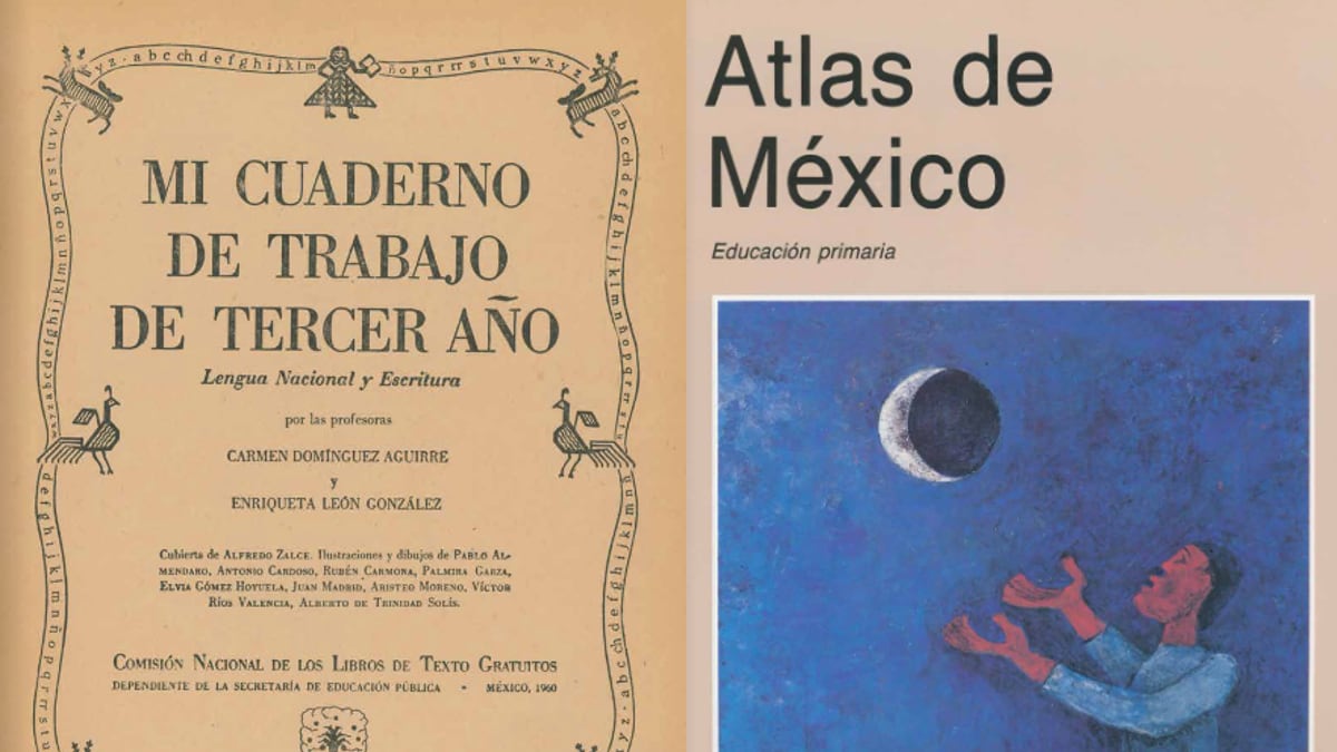 Libros de la SEP con el pasar de los años (SEP)