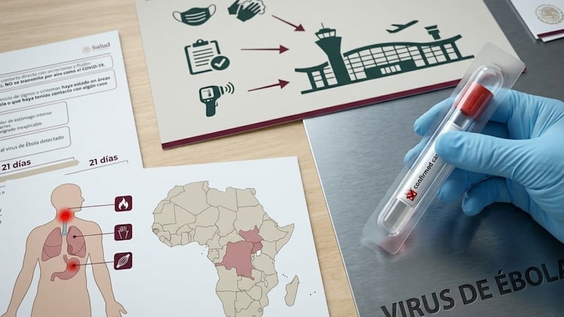México activará filtros sanitarios en aeropuertos para prevenir contagios de ébola durante el Mundial 2026