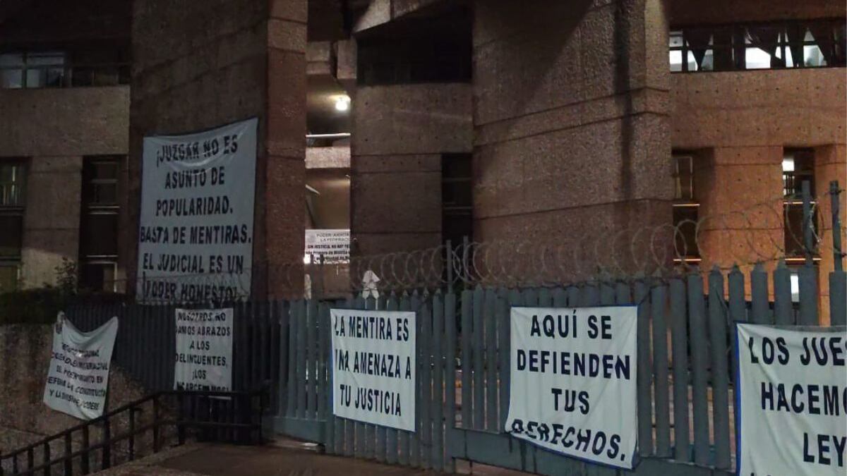 Inicia paro nacional en el Poder Judicial de la Federación contra reforma de AMLO