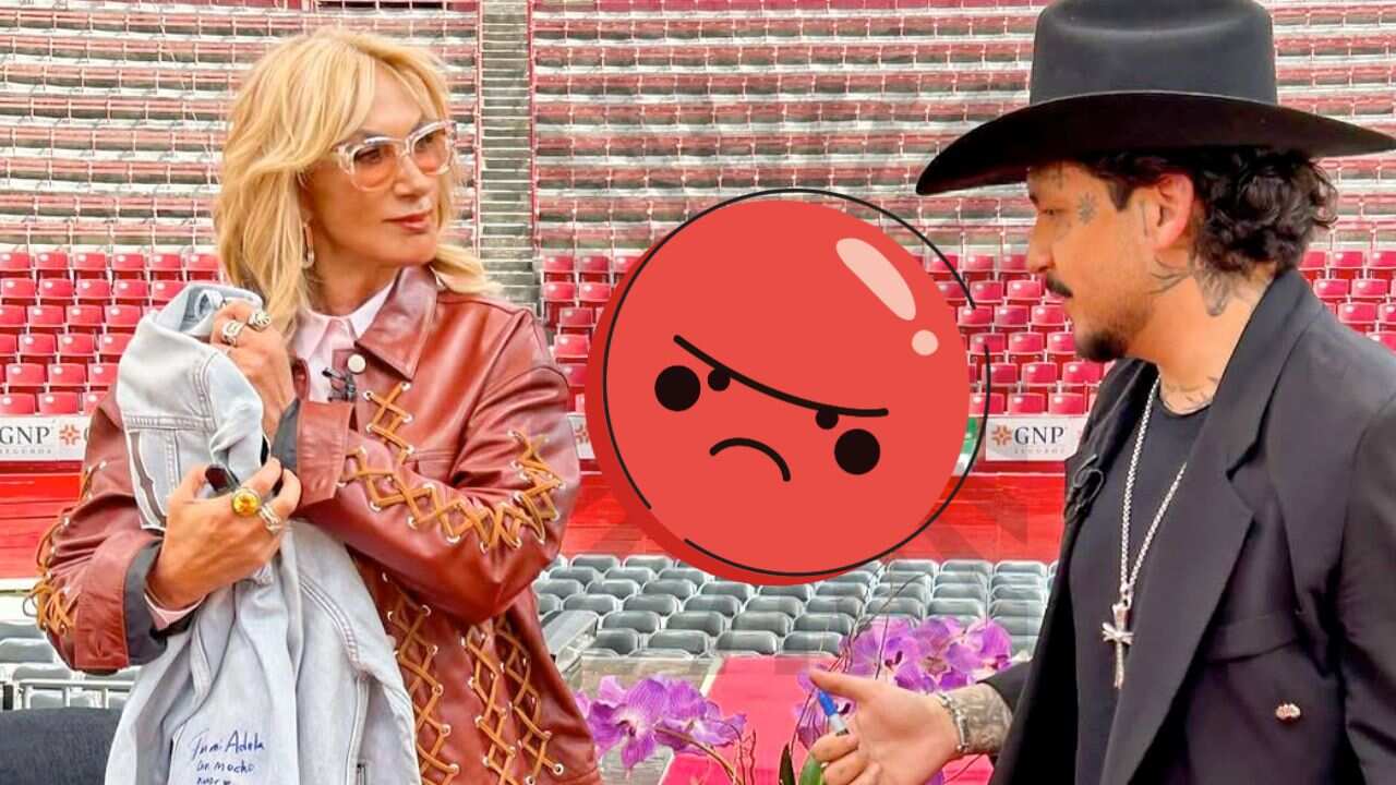 En redes sociales aseguran que Christian Nodal quiere evitar que se publique la entrevista que le dio a la periodista.