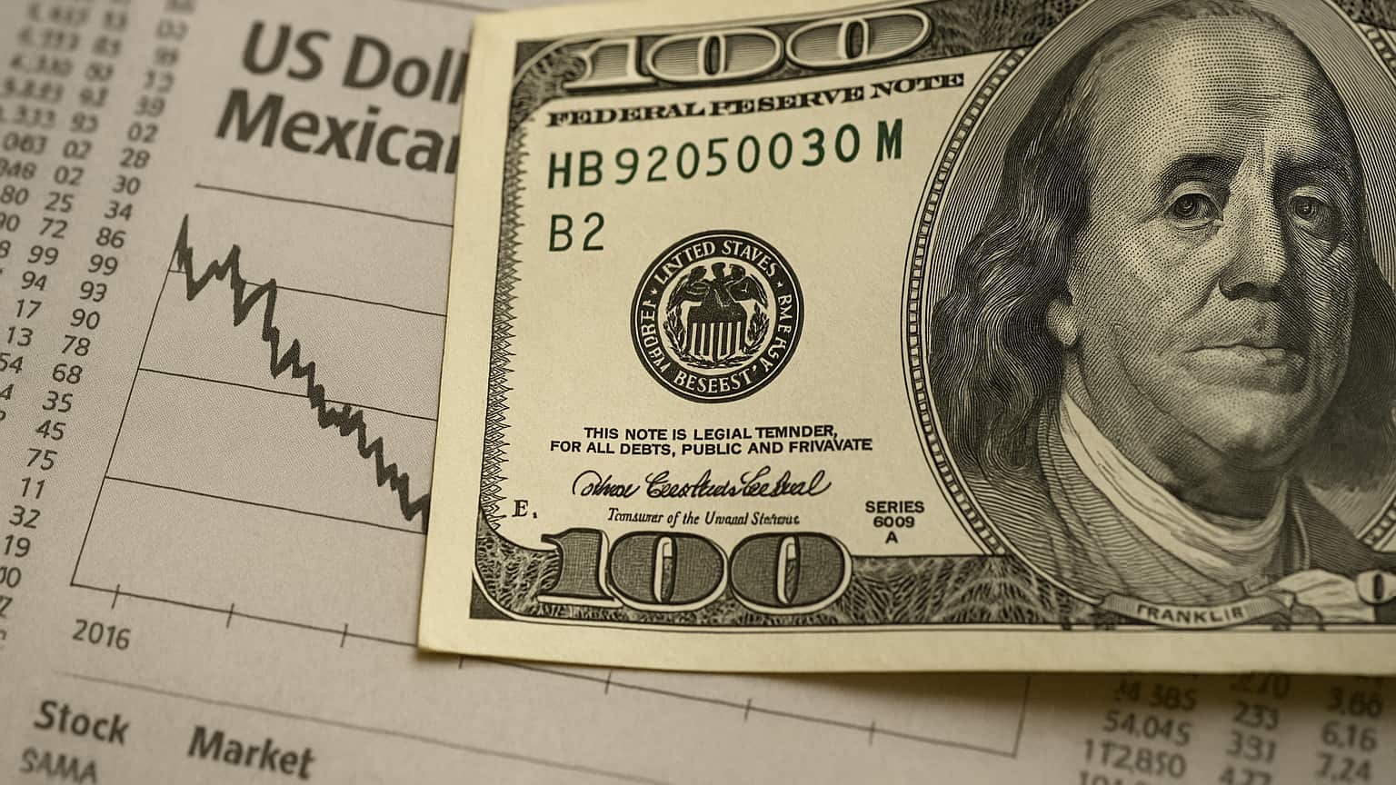 El peso mexicano se mantiene vulnerable ante la volatilidad global y la menor expectativa de recortes de tasas.