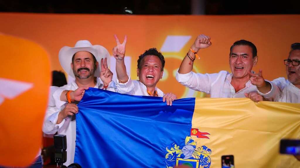 Pablo Lemus celebra triunfo como gobernador de Jalisco. Foto: Comunicación de Pablo Lemus.
