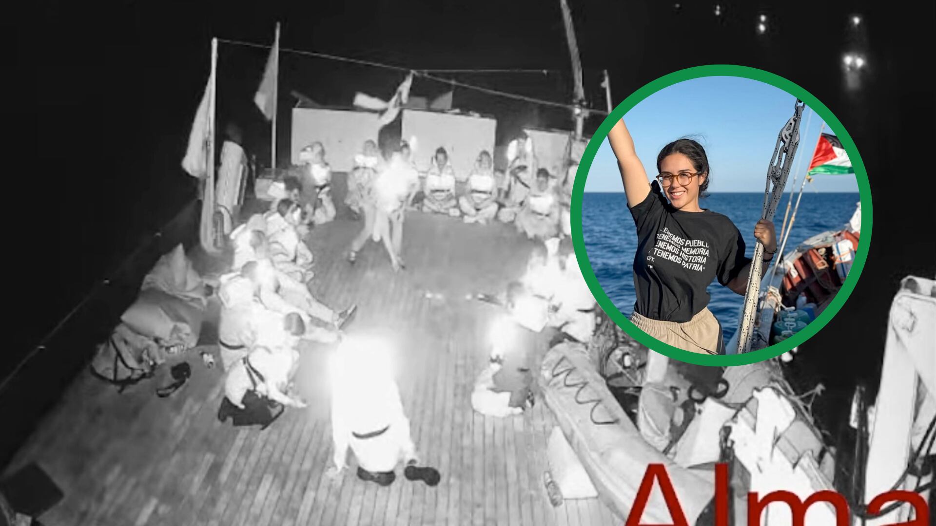 Arlín Medrano ha advertido amenazas de intercepción por parte del ejército israelí